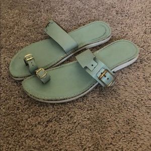 Authentic Kino blue toe sandals